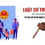 Luật cư trú năm 2021