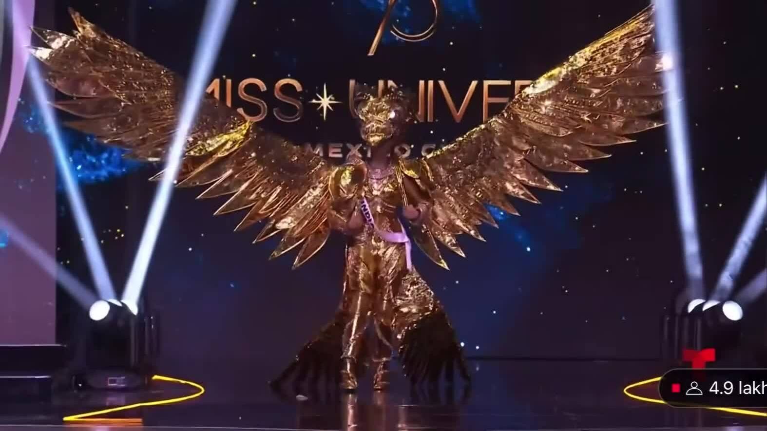 Mỹ nhân Ấn Độ diễn trang phục dân tộc tại Miss Universe 2024