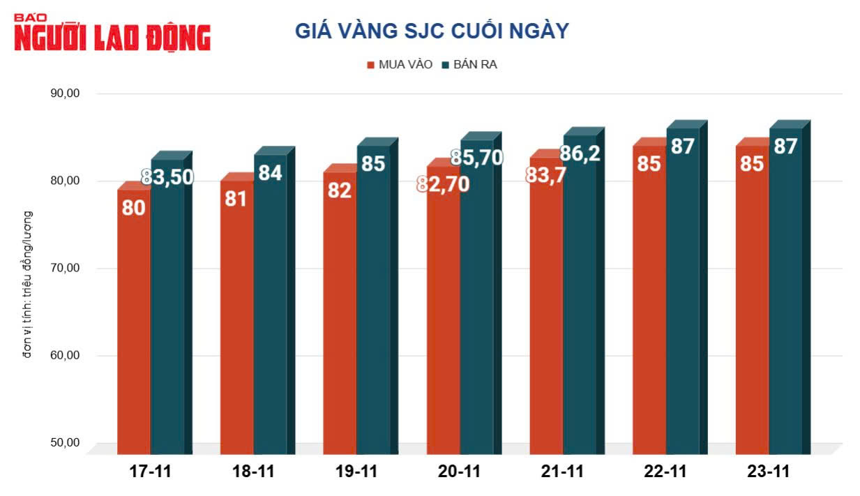 Giá vàng hôm nay 24-11: Chốt tuần tăng rất mạnh, giá vàng vẫn được dự báo bất ngờ- Ảnh 2.