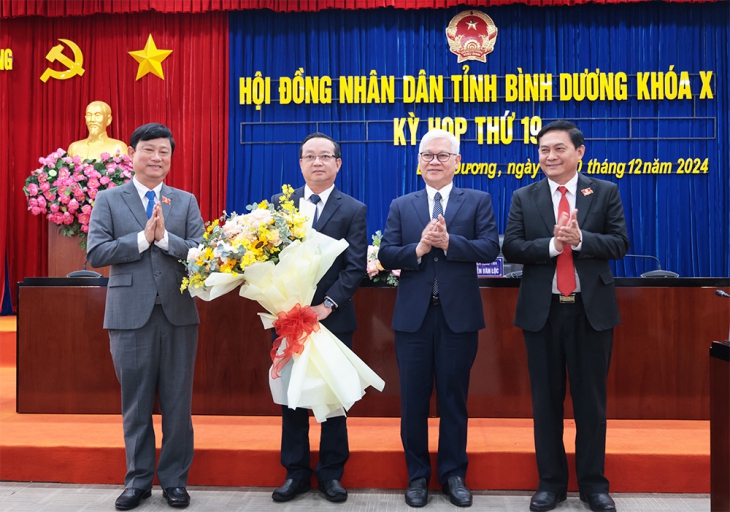 Ông Bùi Minh Thạnh được bầu giữ chức Phó Chủ tịch UBND tỉnh Bình Dương- Ảnh 1.